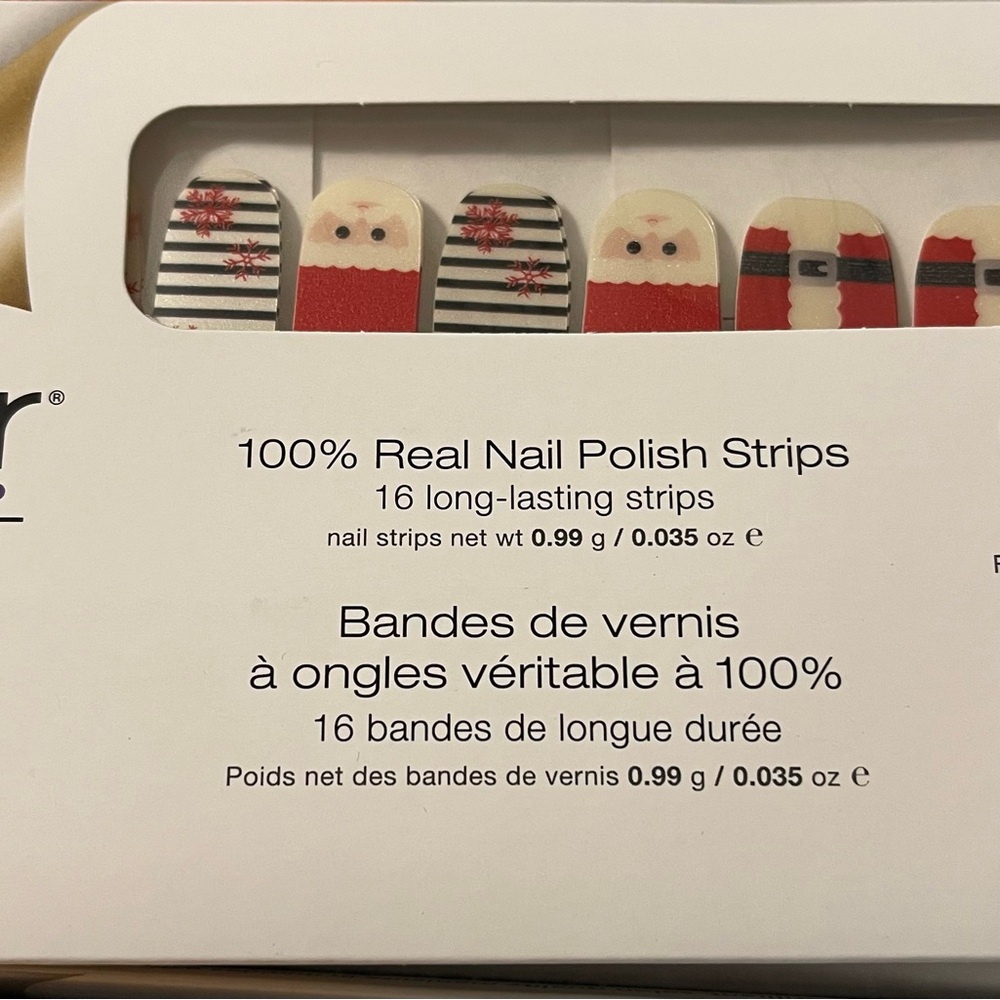 Color Street SECRET SANTA Christmas Nail Polish Strips
